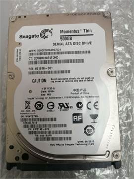 Unidad de disco duro de 500 GB - Para Laptop