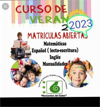 CURSO DE VERANO 2023 Y TUTORIA ESCOLAR