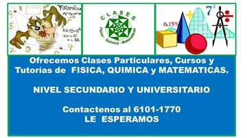 Cursos y Tutorias  VIRTUALES - Fisica y Matematicas