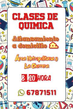 CLASES QUÍMICA/MATEMÁTICAS PRIMARIA