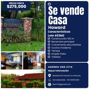 Se vende casa Residencial Howard, Estilo de vida, Naturaleza