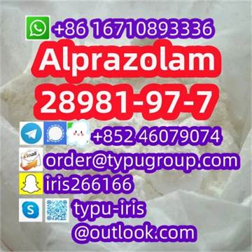 Alprazolam cas 28981-97-7 low sale price huge stock