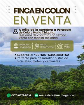 GRAN OPORTUNIDAD EN COLÓN